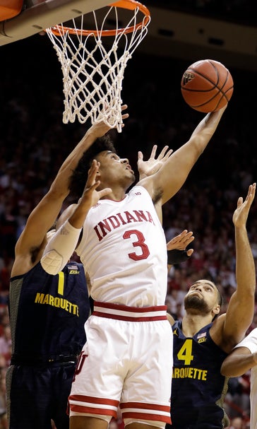 Hoosiers defense shuts down No. 24 Marquette in 96-73 upset